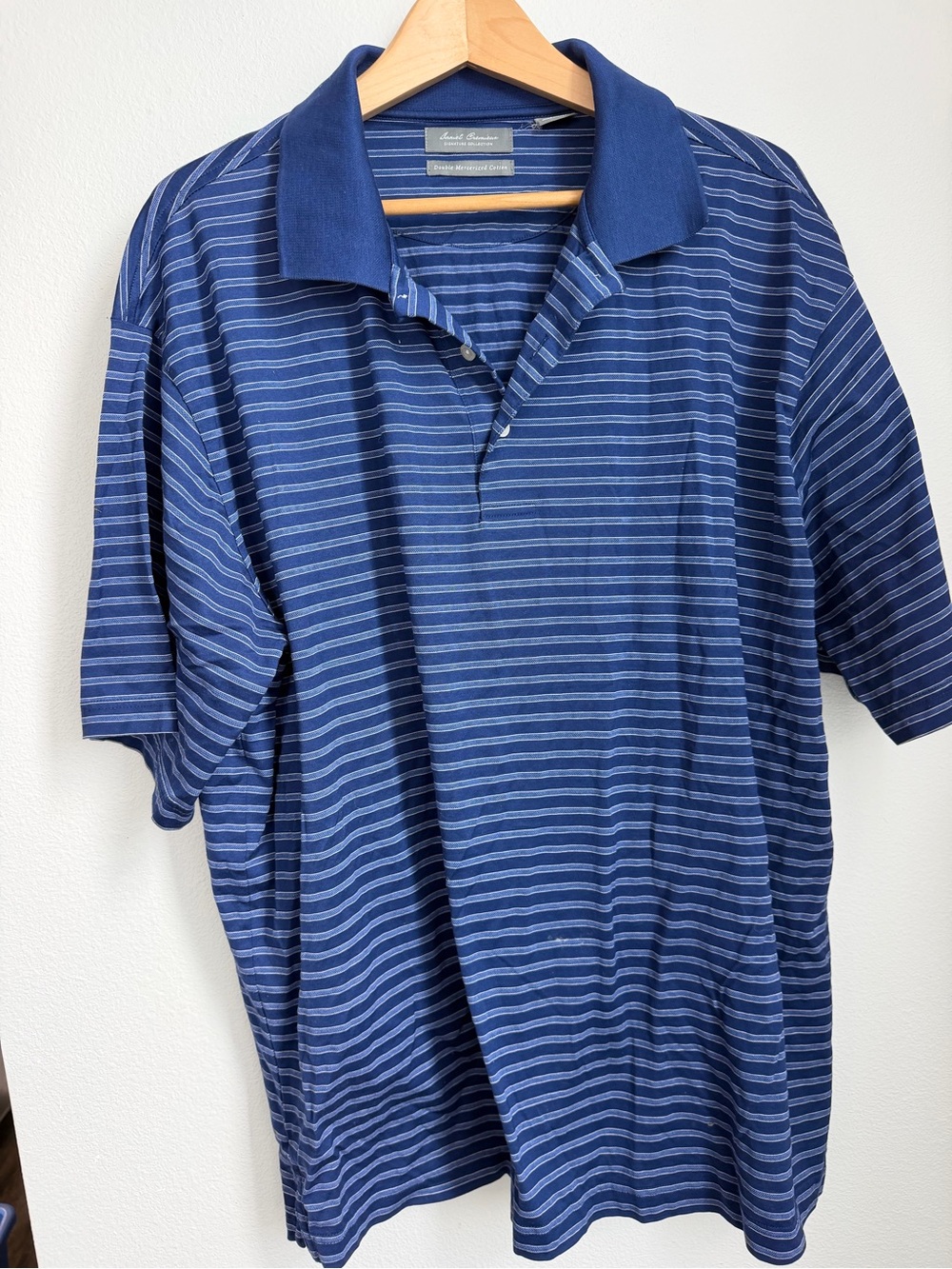 Daniel Cremieux short-sleeve striped polo shirt